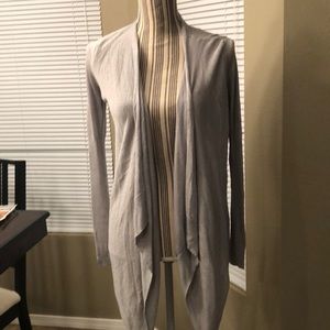 Asymmetrical Silver JLo Cardigan